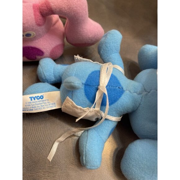Blues Clues Sing Along Blue 12" Plush Stuffed Animal Toy Tyco Dog VTG Lot 1997 - Picture 9 of 16